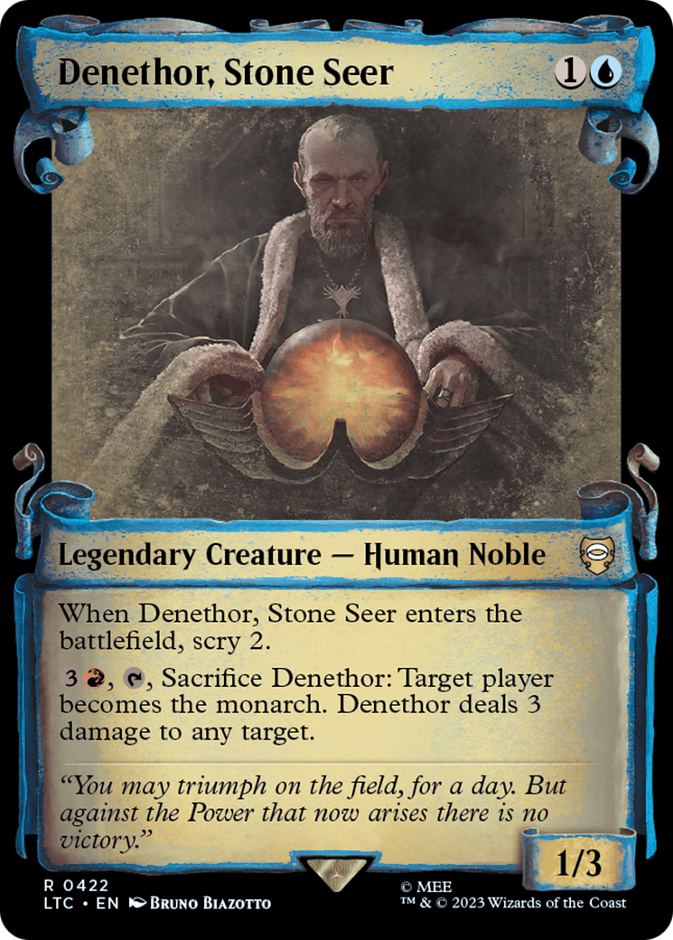Denethor, Stone Seer [The Lord of the Rings: Tales of Middle-Earth Commander Showcase Scrolls] | Lots Moore NSW