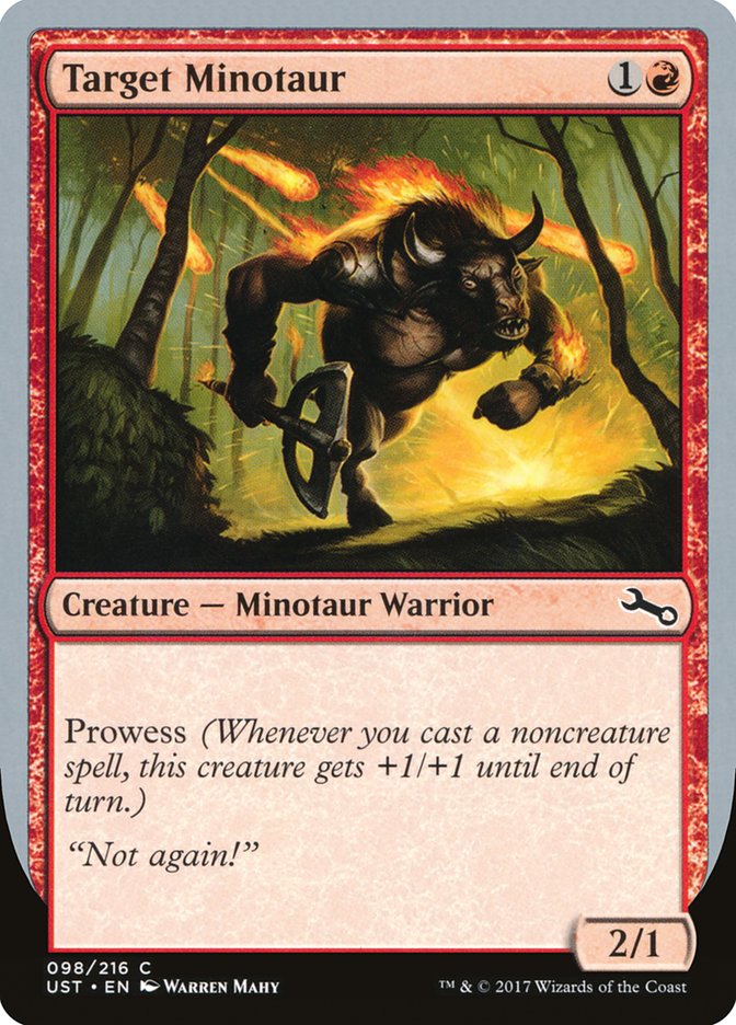 Target Minotaur (Fire Art) [Unstable] | Lots Moore NSW