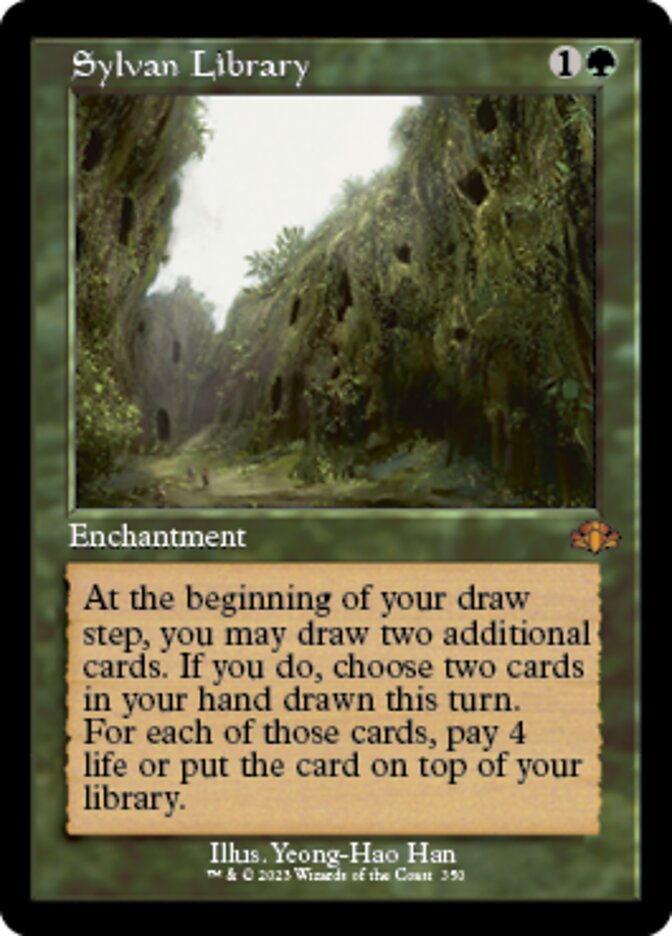 Sylvan Library (Retro) [Dominaria Remastered] | Lots Moore NSW