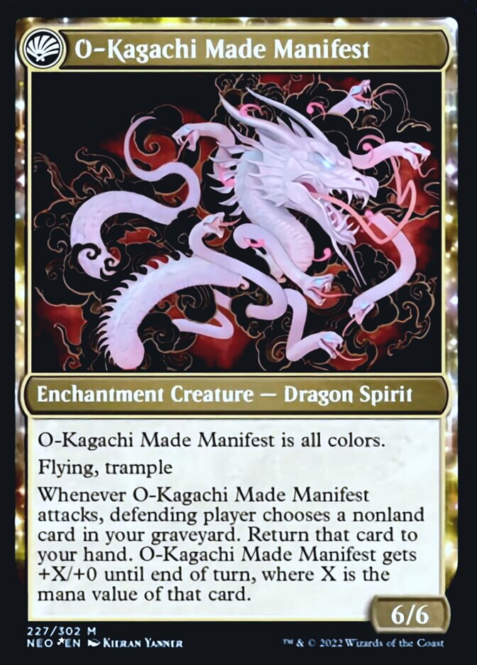 The Kami War // O-Kagachi Made Manifest [Kamigawa: Neon Dynasty Prerelease Promos] | Lots Moore NSW