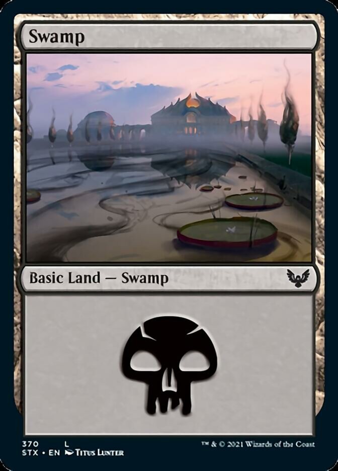 Swamp (#370) [Strixhaven: School of Mages] | Lots Moore NSW