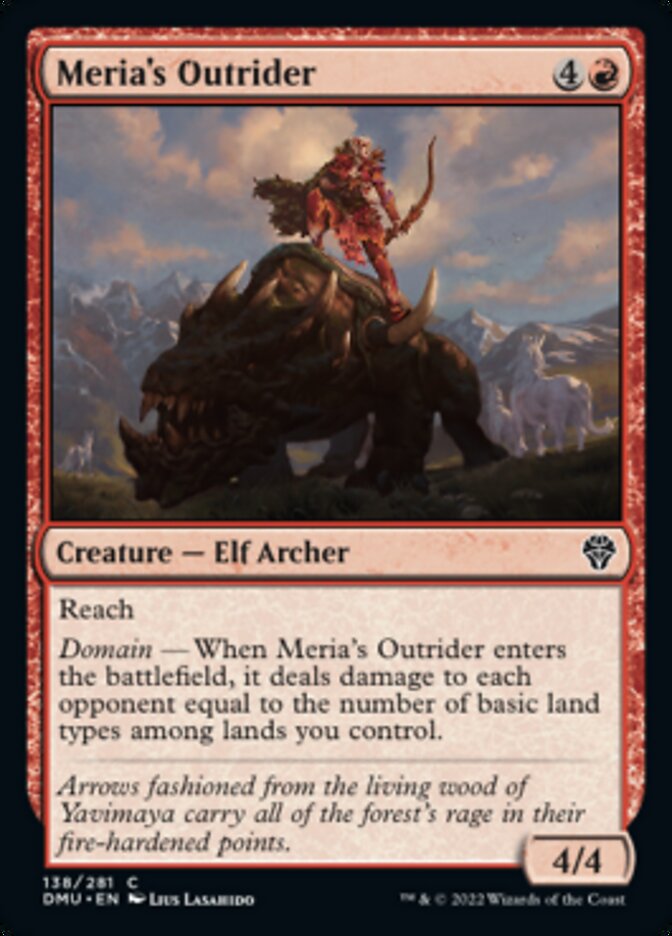 Meria's Outrider [Dominaria United] | Lots Moore NSW