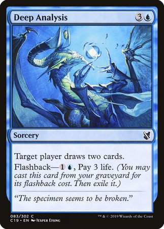 Deep Analysis [Commander 2019] | Lots Moore NSW