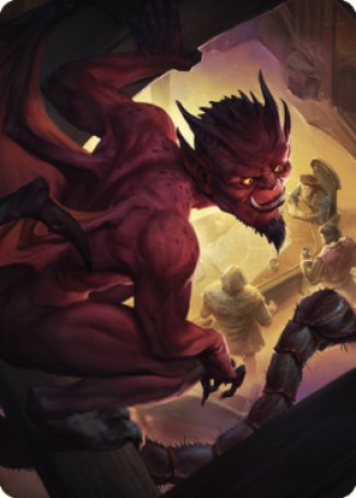 Nefarious Imp Art Card [Commander Legends: Battle for Baldur's Gate Art Series] | Lots Moore NSW