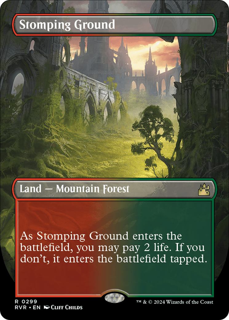 Stomping Ground (Borderless) [Ravnica Remastered] | Lots Moore NSW