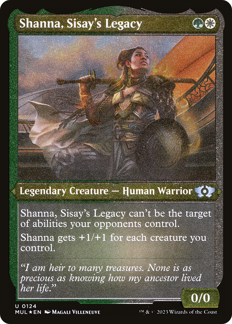 Shanna, Sisay's Legacy (Foil Etched) [Multiverse Legends] | Lots Moore NSW