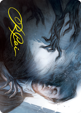 Dread Fugue Art Card (Gold-Stamped Signature) [Innistrad: Crimson Vow Art Series] | Lots Moore NSW
