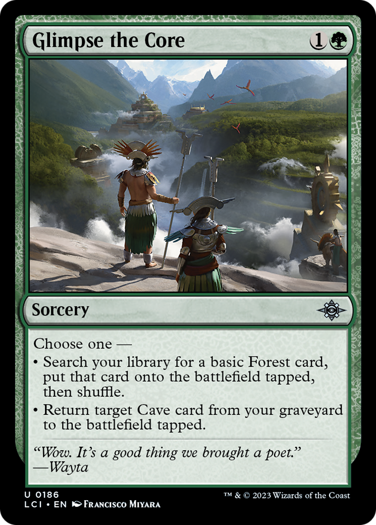 Glimpse the Core [The Lost Caverns of Ixalan] | Lots Moore NSW
