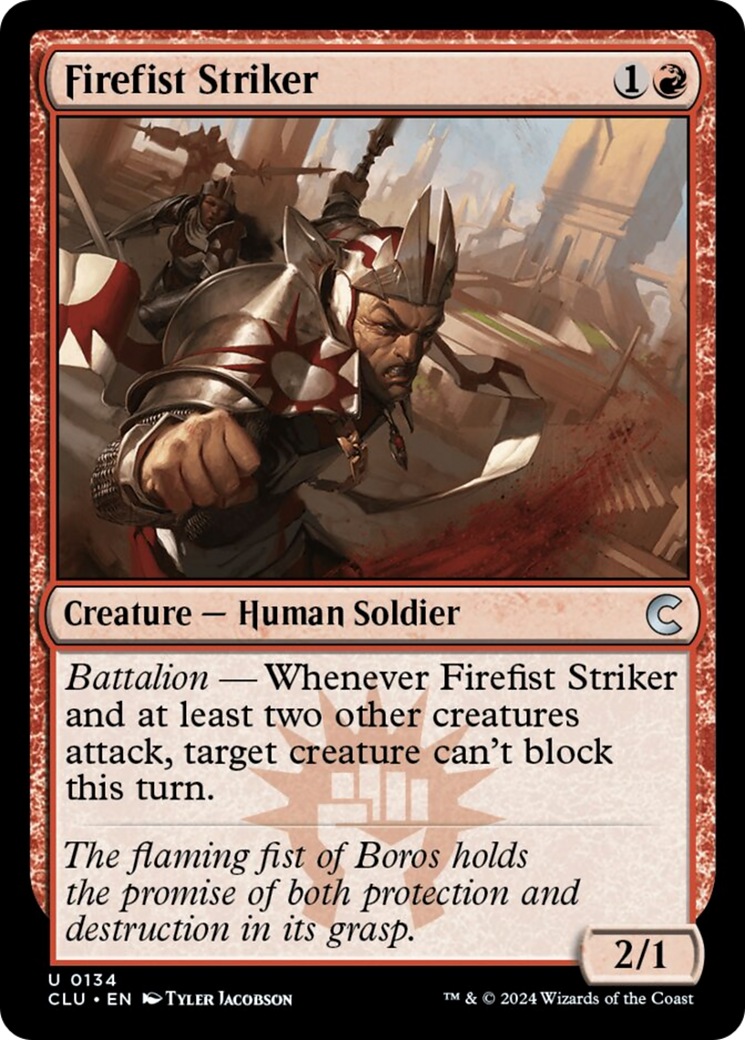 Firefist Striker [Ravnica: Clue Edition] | Lots Moore NSW