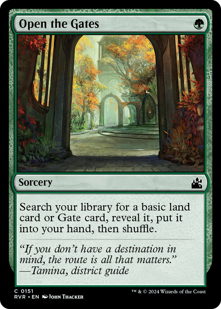 Open the Gates [Ravnica Remastered] | Lots Moore NSW