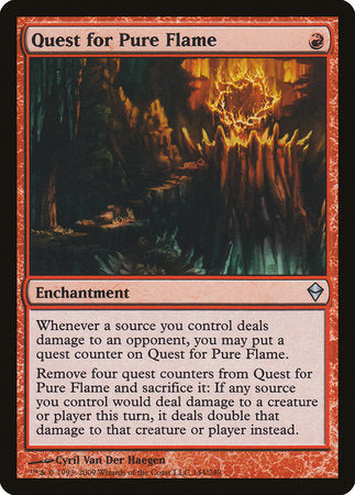 Quest for Pure Flame [Zendikar] | Lots Moore NSW