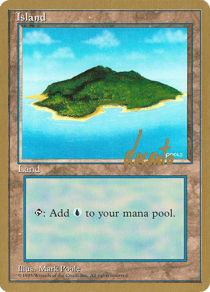 Island (ml367) (Michael Loconto) [Pro Tour Collector Set] | Lots Moore NSW