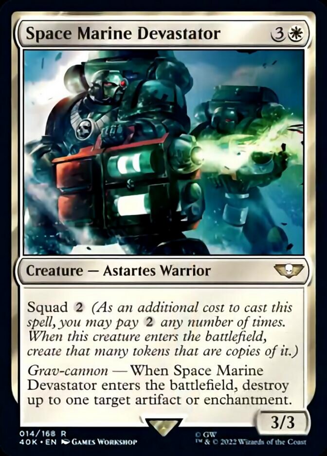 Space Marine Devastator (Surge Foil) [Warhammer 40,000] | Lots Moore NSW