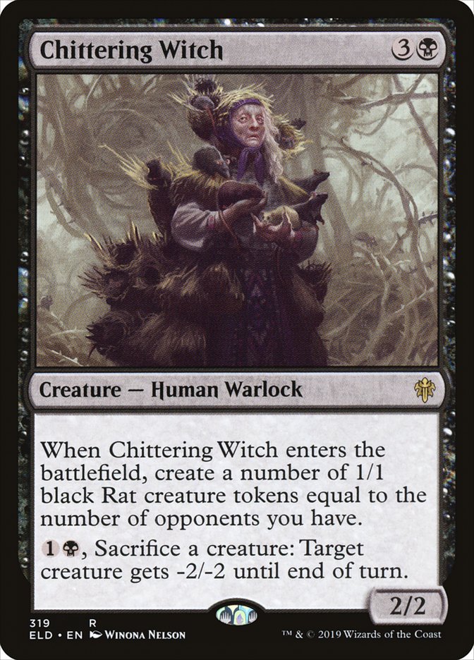 Chittering Witch [Throne of Eldraine] | Lots Moore NSW