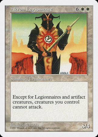 Akron Legionnaire [Fifth Edition] | Lots Moore NSW