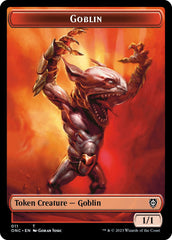 Rebel // Goblin Double-Sided Token [Phyrexia: All Will Be One Commander Tokens] | Lots Moore NSW