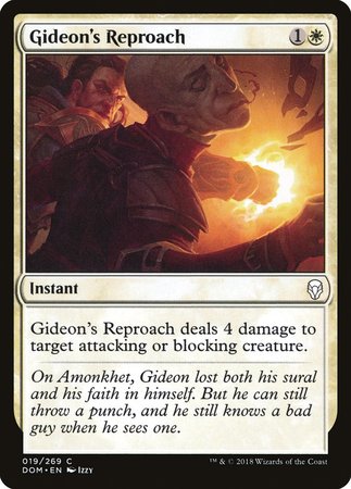Gideon's Reproach [Dominaria] | Lots Moore NSW
