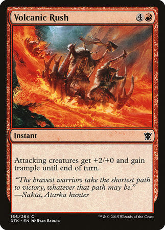 Volcanic Rush [Dragons of Tarkir] | Lots Moore NSW