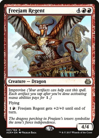 Freejam Regent [Aether Revolt Promos] | Lots Moore NSW