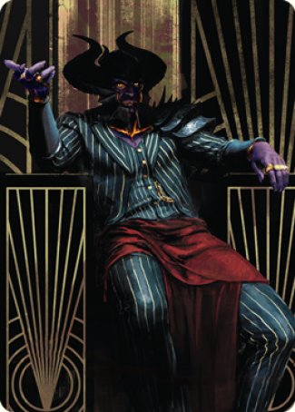 Ob Nixilis, the Adversary 2 Art Card [Streets of New Capenna Art Series] | Lots Moore NSW