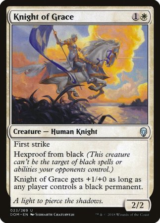 Knight of Grace [Dominaria] | Lots Moore NSW