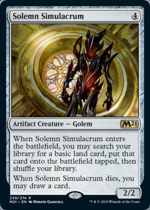 Solemn Simulacrum [Core Set 2021] | Lots Moore NSW