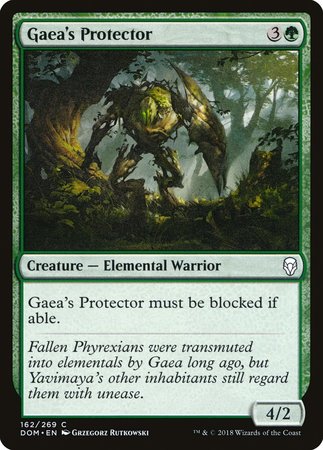 Gaea's Protector [Dominaria] | Lots Moore NSW
