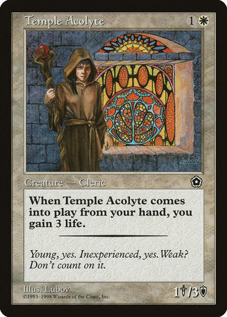 Temple Acolyte [Portal Second Age] | Lots Moore NSW