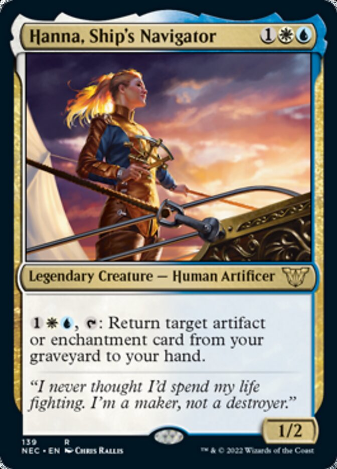 Hanna, Ship's Navigator [Kamigawa: Neon Dynasty Commander] | Lots Moore NSW