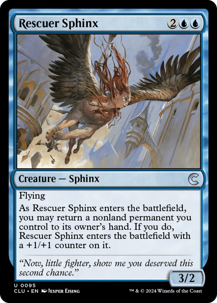 Rescuer Sphinx [Ravnica: Clue Edition] | Lots Moore NSW