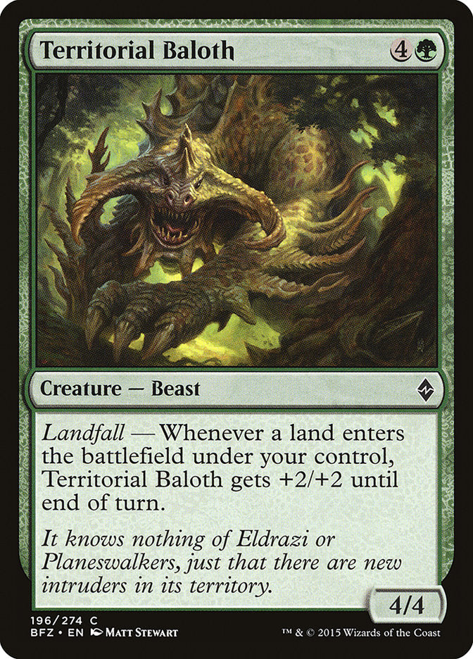 Territorial Baloth [Battle for Zendikar] | Lots Moore NSW