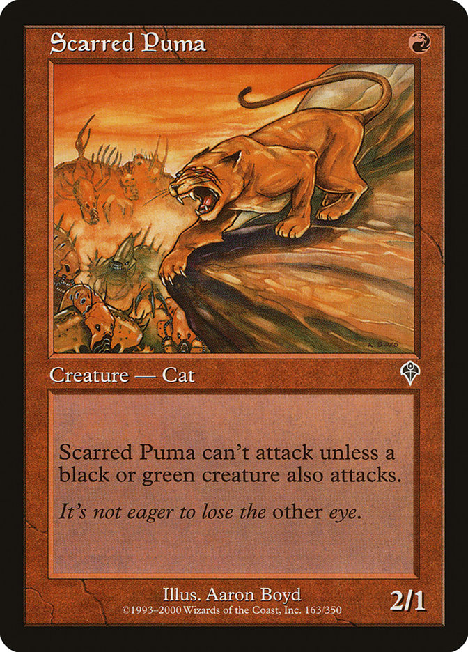 Scarred Puma [Invasion] | Lots Moore NSW