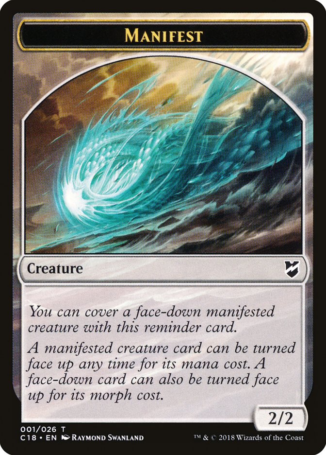 Manifest [Commander 2018 Tokens] | Lots Moore NSW