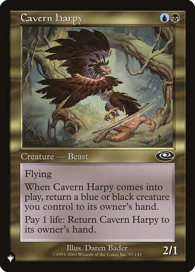 Cavern Harpy [The List] | Lots Moore NSW