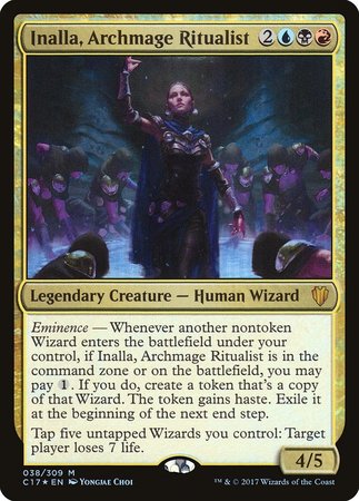 Inalla, Archmage Ritualist [Commander 2017] | Lots Moore NSW