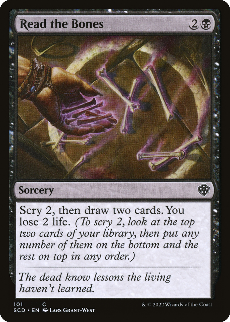 Read the Bones [Starter Commander Decks] | Lots Moore NSW