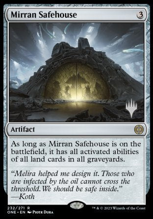 Mirran Safehouse (Promo Pack) [Phyrexia: All Will Be One Promos] | Lots Moore NSW