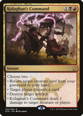 Kolaghan's Command [Dragons of Tarkir] | Lots Moore NSW