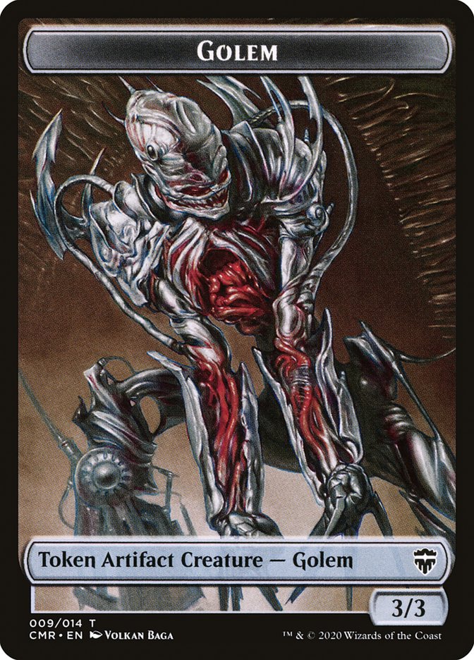 Golem // The Monarch Token [Commander Legends Tokens] | Lots Moore NSW