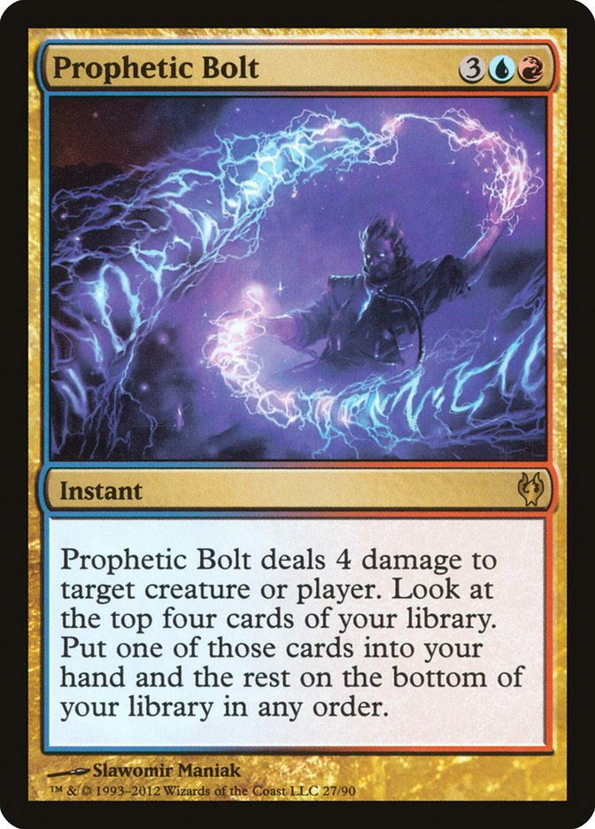 Prophetic Bolt [Duel Decks: Izzet vs. Golgari] | Lots Moore NSW