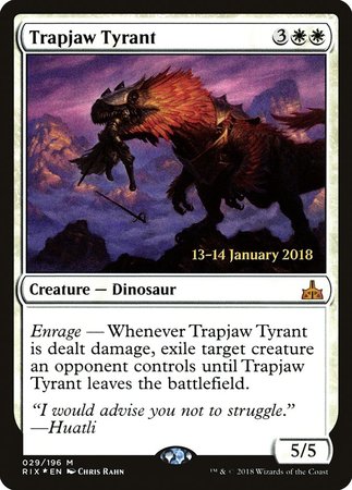 Trapjaw Tyrant [Rivals of Ixalan Promos] | Lots Moore NSW