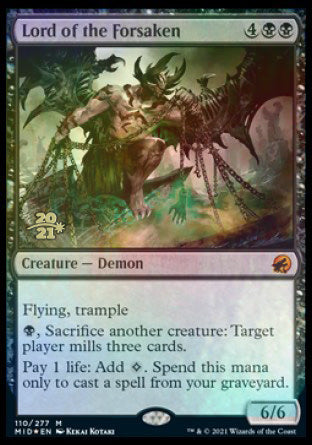 Lord of the Forsaken [Innistrad: Midnight Hunt Prerelease Promos] | Lots Moore NSW
