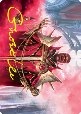 Markov Purifier Art Card (Gold-Stamped Signature) [Innistrad: Crimson Vow Art Series] | Lots Moore NSW