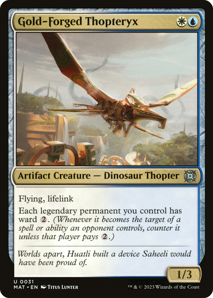 Gold-Forged Thopteryx [March of the Machine: The Aftermath] | Lots Moore NSW