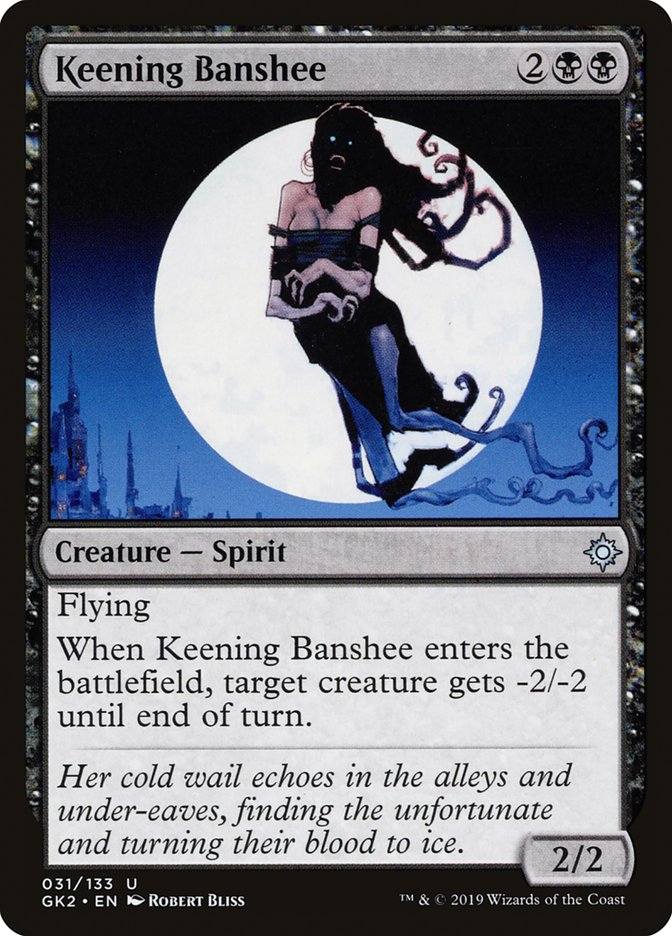 Keening Banshee [Ravnica Allegiance Guild Kit] | Lots Moore NSW