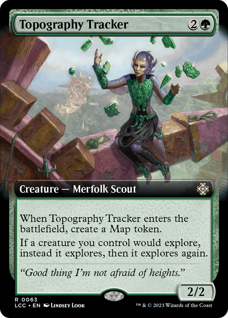 Topography Tracker (Extended Art) [The Lost Caverns of Ixalan Commander] | Lots Moore NSW