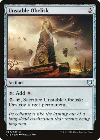 Unstable Obelisk [Commander 2018] | Lots Moore NSW