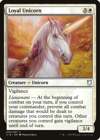 Loyal Unicorn [Commander 2018] | Lots Moore NSW