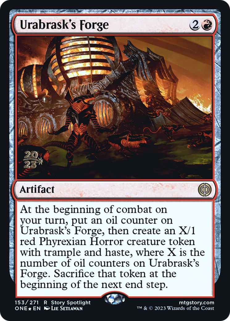 Urabrask's Forge [Phyrexia: All Will Be One Prerelease Promos] | Lots Moore NSW