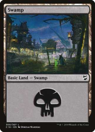 Swamp (300) [Commander 2018] | Lots Moore NSW